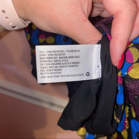 NWT Anna Sui for Target Metallic Dress - Picture 7 of 9